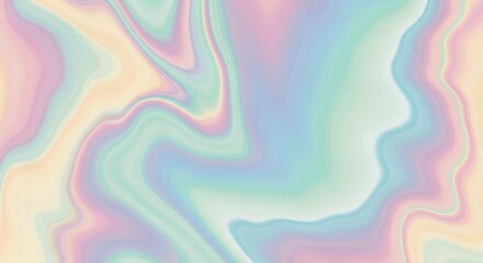 Obraz premium Soft pastel marbling texture with liquid swirls and gentle gradient