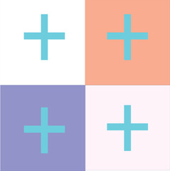 Obraz premium set of crosses