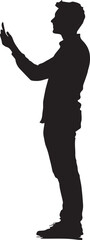 silhouette of a girl