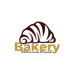 Bakery logo template design white background. Bread logo vector illustration
