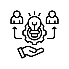 Proactive Approach line icon