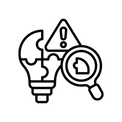 Problem Identification line icon