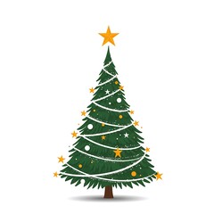 Obraz premium Festive Evergreen Glow