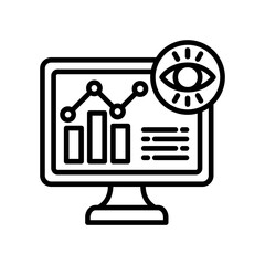 Application Monitoring line icon