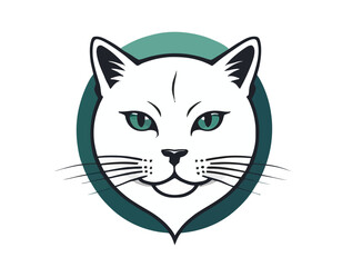 Asian Cat Head Vector Art, Intricate Powerful and Ready for Print or Web, Sharp Details. Strong Identity. Timeless Design, Symbolize Strength, Courage (1)