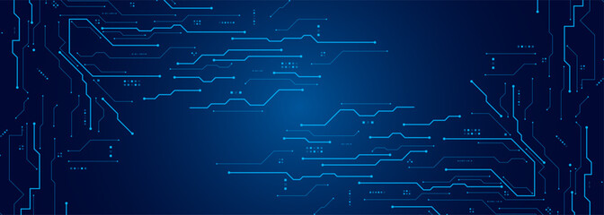 vector futuristic circuit board , Electronic motherboard , Communication and engineering concept , Hi-tech digital technology concept