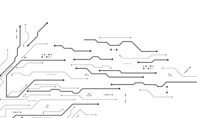 vector futuristic circuit board , Electronic motherboard , Communication and engineering concept , Hi-tech digital technology concept