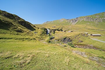 Fototapeta premium Landscape in Switzerland near Grindelwald in the Bernese Oberland. 