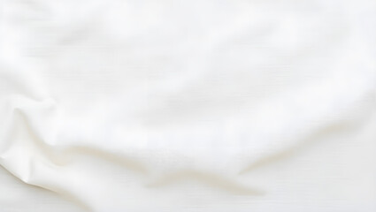 Elegant white fabric background with subtle folds for fashion design or luxury branding projects