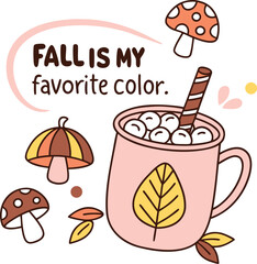 Fall Autumn Halloween Drink SVG Design