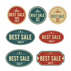 Obraz premium set of grunge stamps