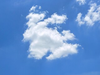 blue sky with clouds