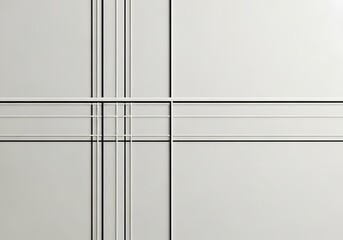 Refined architectural wall panel design featuring subtle linear accentuation and monochrome tones