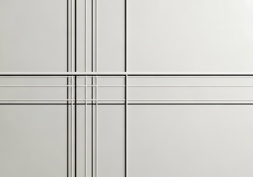 Refined architectural wall panel design featuring subtle linear accentuation and monochrome tones