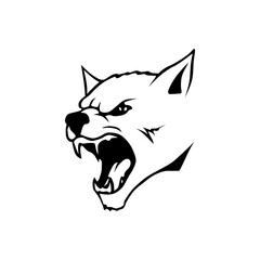 hound design with white background