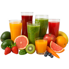 Fresh Fruit Juice with Assorted Tropical Fruits