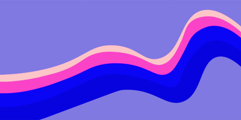 Colourful wavy Retro lines background.path wallpaper. Vintage curved stripes and lines backdrop. Vector design in 60s, 70s or 80s style.