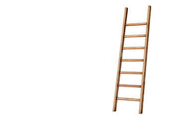 ladder isolated on white background career growth concept
