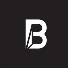Modern B Letter Logo Design – Minimal & Professional