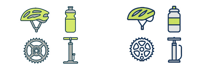 Cycling equipment collection for outdoor enthusiasts and athletes