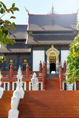 Traditional Thailand Royal Ratchaphruek Park in Chiang Mai