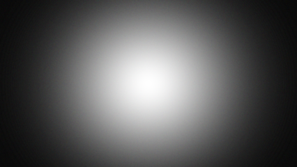 Black and white radial vignette abstract background. Smooth monochrome gradient from bright center glow to dark edges. black border shading. Subtle noise grain texture. Minimal grayscale light burst 