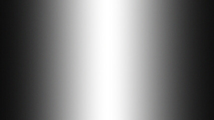 Black and white radial border vignette abstract background. Smooth gradient blend. Central light glow. Soft, blurred edges. Noise grain texture. Grayscale fade. Minimal monochrome light burst effect
