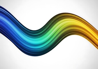 Vibrant spectrum wave illustration with fluid gradients on a light backdrop