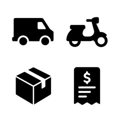 Fototapeta premium car icons set