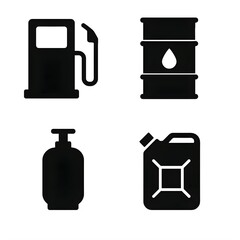 set of black and white retro radio