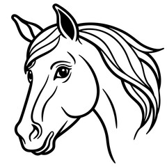 Minimal Horse Head Vector
