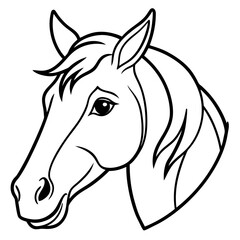 Minimal Horse Head Vector