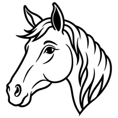 Minimal Horse Head Vector