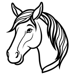 Minimal Horse Head Vector