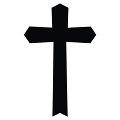 Black Christian Cross Silhouette religion symbol