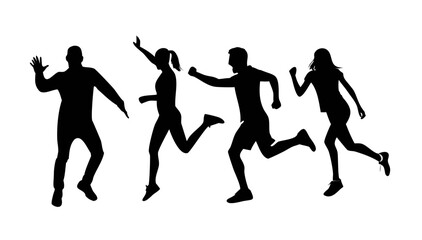 Couple embracing with flowing lines embrace love