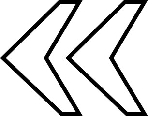 Quote mark icon, guillemets quotation marks in solid and outline style, vector punctuation typography symbols for publishing, books, blogs, posters, social media, and design