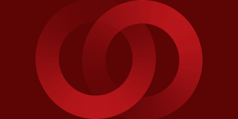 Red abstract background. Dynamic shapes composition. vector good simple