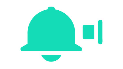 Teal Bell notification alert