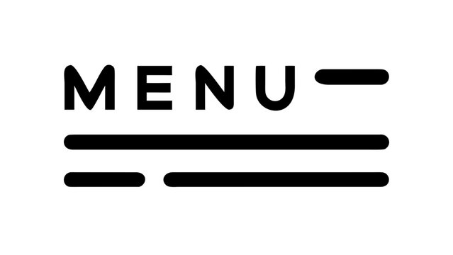 Three Horizontal Lines Symbol three lines parallel