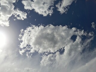 photo of a partly cloudy sky
