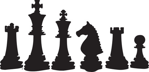 Classic Chess Emblem with Laurel Wreath"