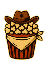 Popcorn Cowboy A Wild West Movie Snack
