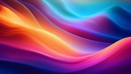 Obraz premium soft vibrant gradient a dreamy abstract journey through color and light