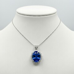 Sapphire pendant