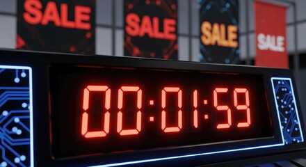 Fototapeta premium Countdown Sale Timer