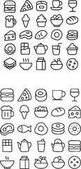 Food and Drink Icon Collection.