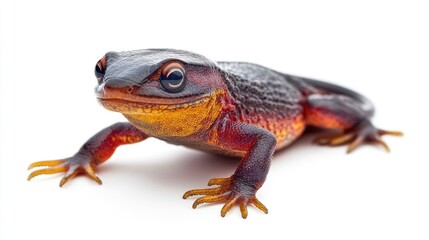 Obraz premium Small amphibian, profile view