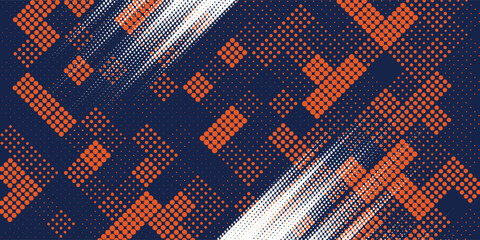 Sports background design with abstract modern template. Sports players in various activities. Football, basketball, baseball, tennis, rugby, cycling, modern orange grunge art.Eps 10.