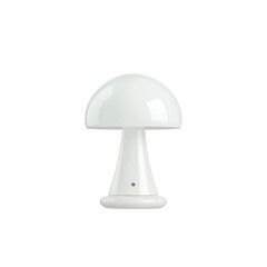 Modern White Mushroom Shaped Table Lamp - Minimalist Home Decor